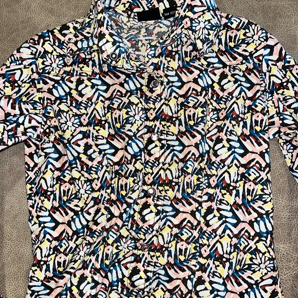 Western Wear Cowgirl Fall “Punchy" Print Girl's Shirt by Cruel Girl Small 6-7 - Picture 4 of 7